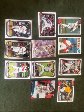 Boston Red Sox Baseball Card Lot